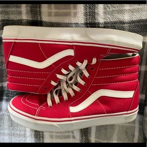 Red Vans MidTops